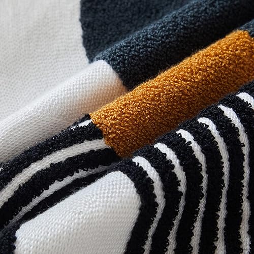 Miniatura 5 de Fundas de almohada bohemias y elegantes de 18 x 18 pulgadas, diseño geométrico, redondo, geométrico, decorativo, abstracto, para cama, sofá, sala de