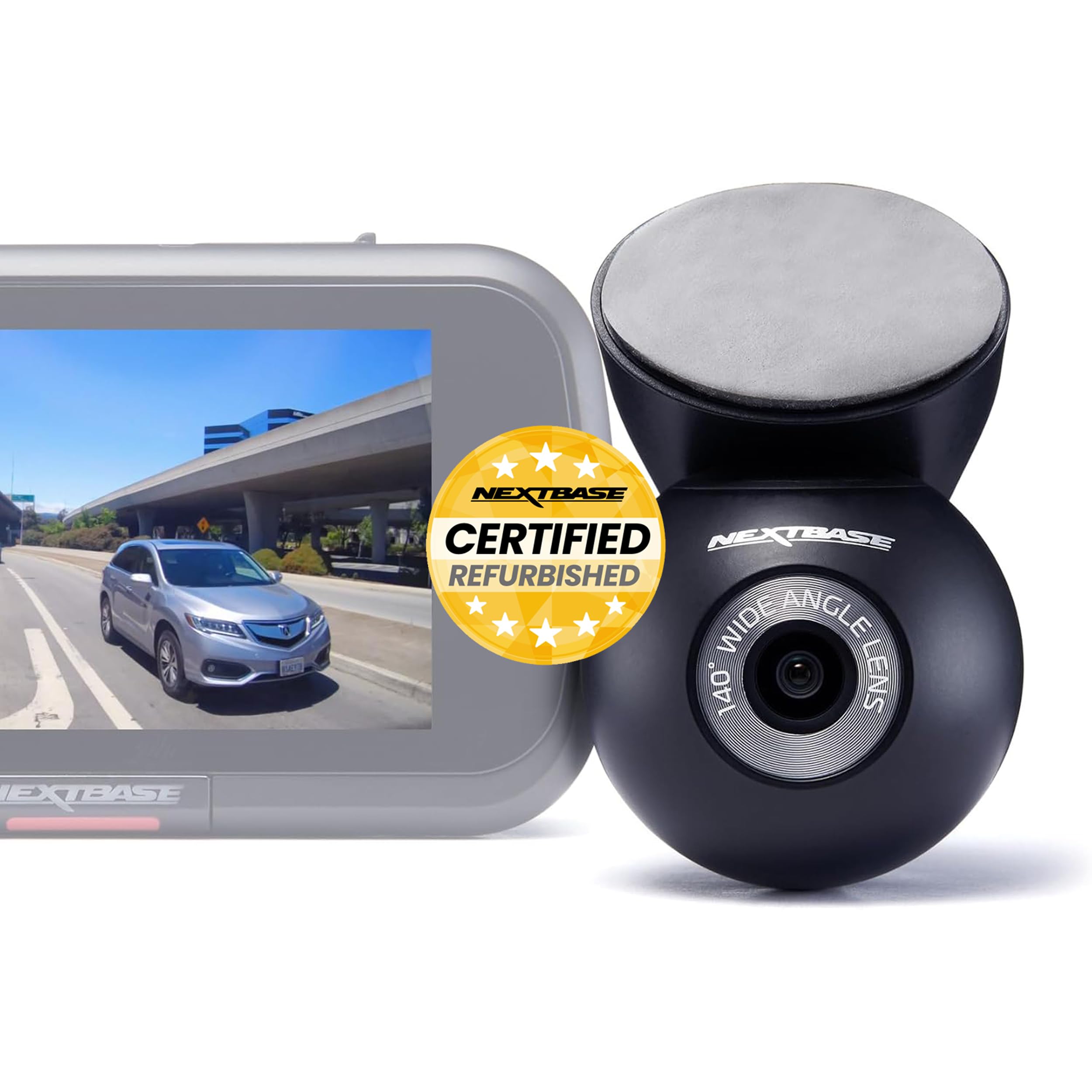Nextbase Dash Cam Compatible Rear Windshield Full 6 Lane Rear View Camera Compatible with 322GW, 422GW, 522GW, 622GW DashCams All Round Protection, Fully Adjustable Magnetic Mount (Renewed)