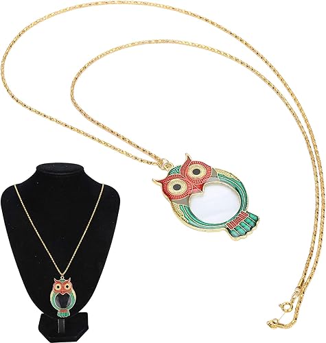 Miniatura 3 de Lupa con cadena linda lupa 10X, para niños y ancianos