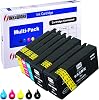 INK4WORK 5-Pack Compatible Replacement for HP 952XL 952 XL Ink Cartridge for use with OfficeJet Pro 7740 8210 8216 8218 8710 8716 8720 8726 8728 8730 8740 8745 8746 Bkx2, Cyan, Magenta, Yellow