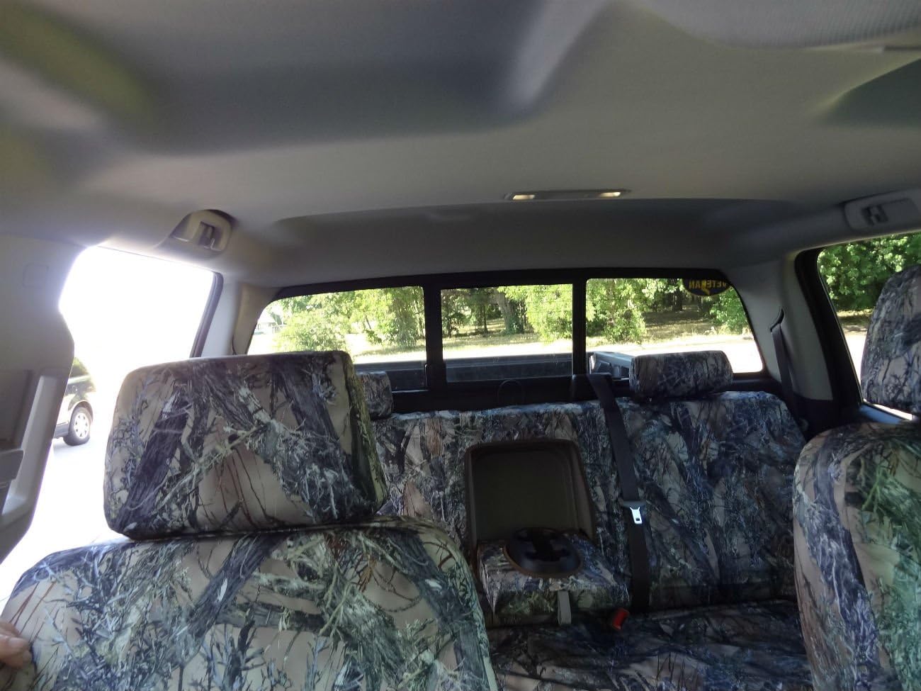 Durafit Seat Covers, CH41 MC2 Camo Endura for 2014-2020 Chevy Silverado Front and Back Seat Set. Front 40/20/40 Split Bench and Rear 60/40 Split Bench with fold Down armrest with Cup Holders