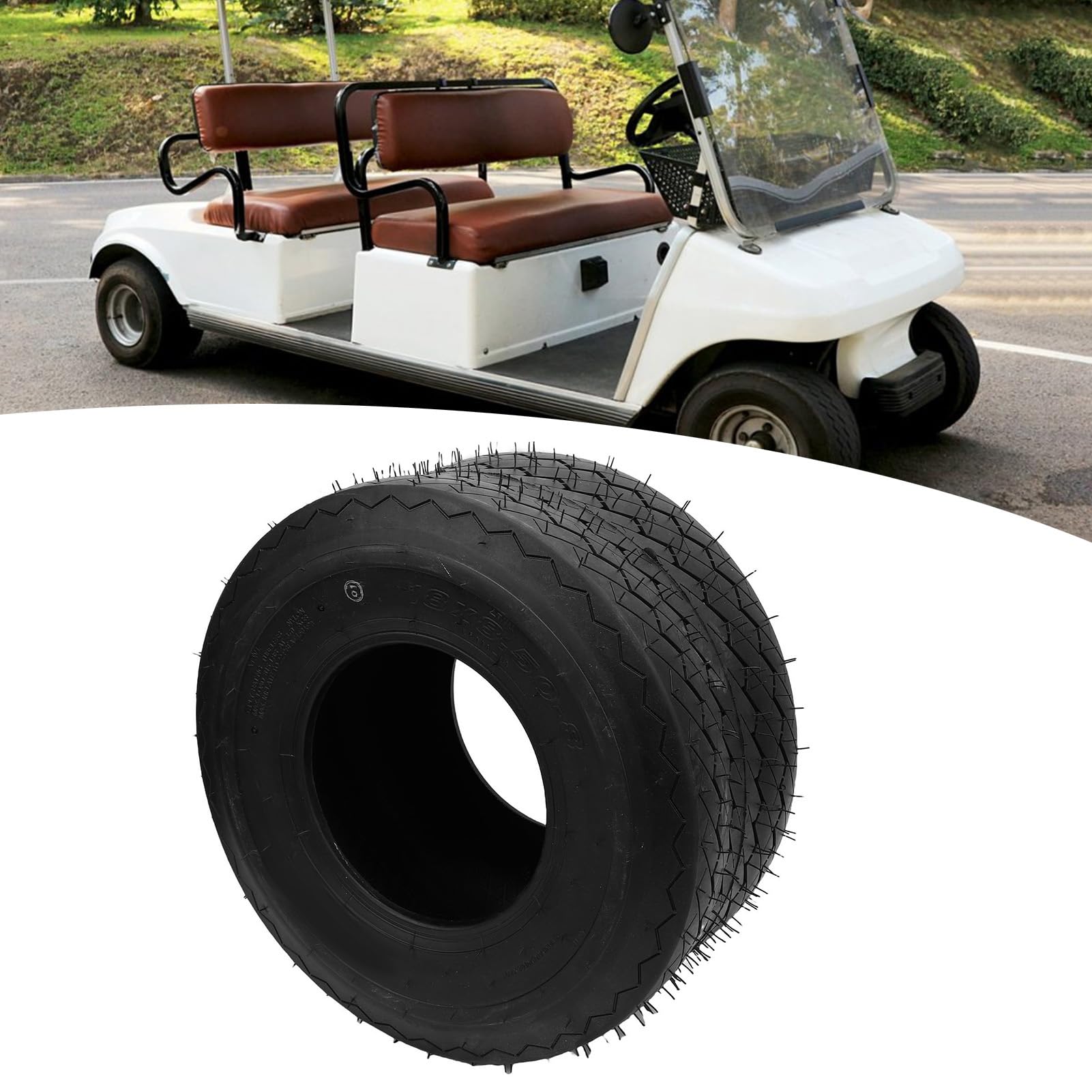 18x8.50 8 18x8.5 8 Reifen 4 Laute Schlauchlose Reifen Zum Fahren von Mähern Gartentraktor -Rasenreifen Golfwagen