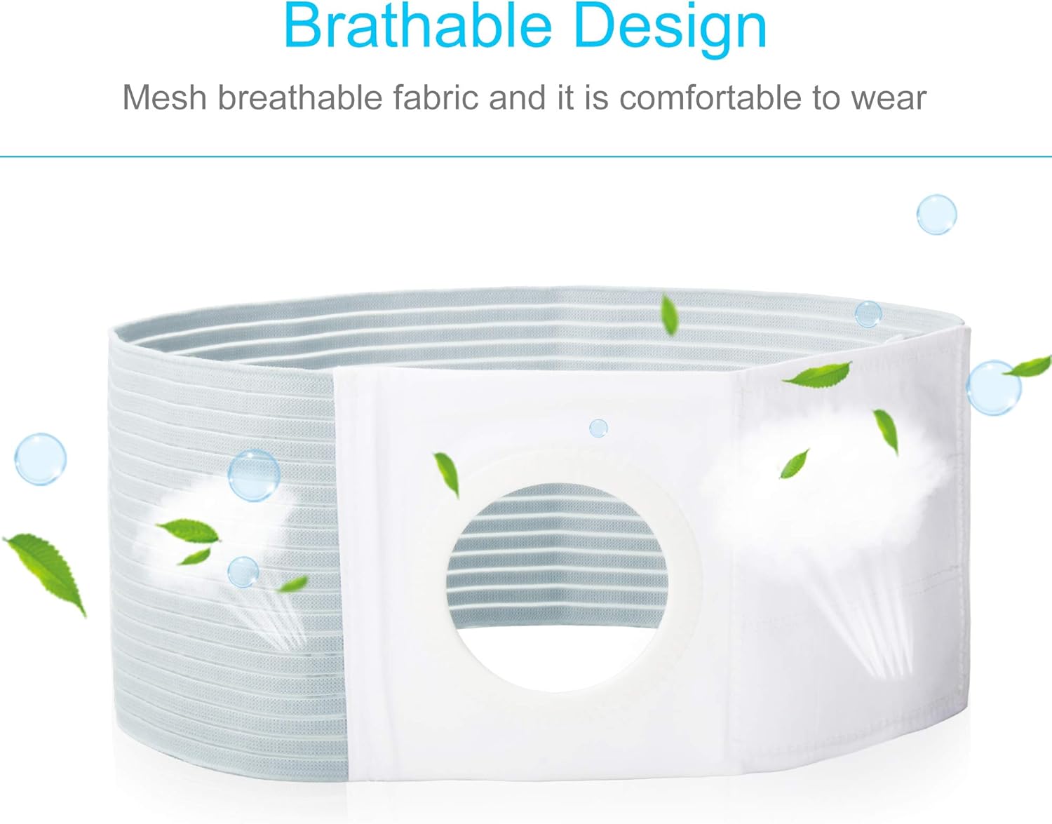 Centură pentru stomă REAQER în timpul utilizării