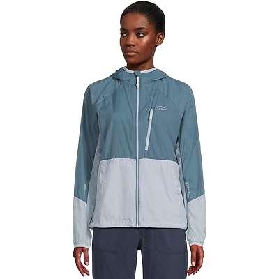 Куртка ветровка L.L.Bean Stowaway, цвет железный синий/туманный синий  