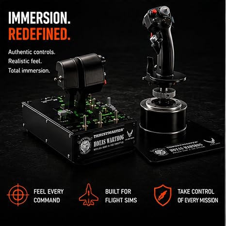 Thrustmaster Hotas Warthog (كمبيوتر برنامج Hotas System TARGET)