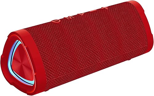 Vanzon Bluetooth Speakers V40 Portable Wireless Speaker V5.0 with 24W Loud Stereo Sound, TWS, 24H Playtime & IPX7 Waterproof, Suitable for Travel, Home&Outdoors(Red,HLJ)