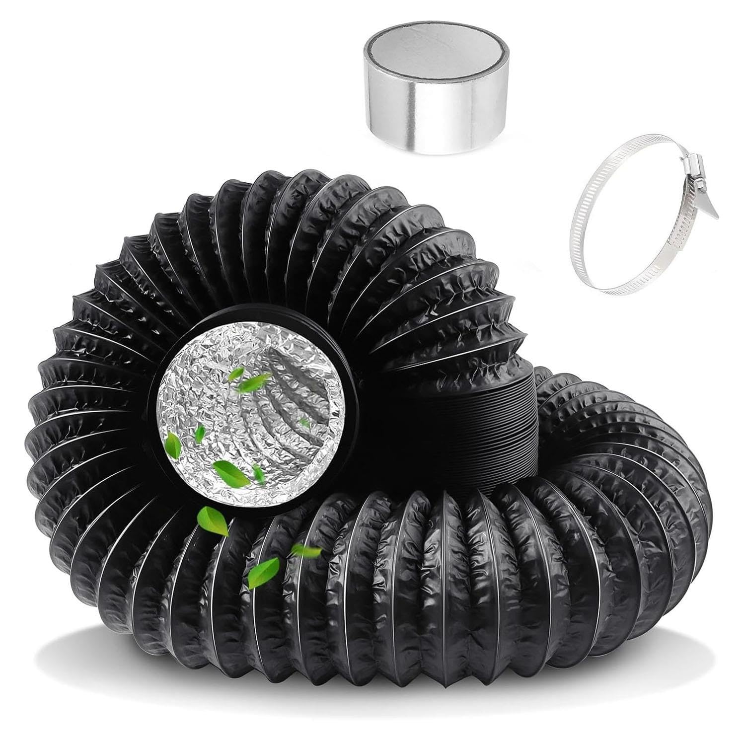 Tubo Di Sfiato Per Asciugatrice 100mm Condotto Di Ventilazione Flessibile