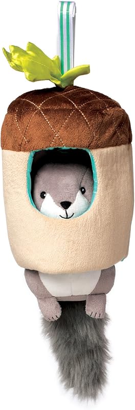 Cuna musical Lullaby Squirrel Pull y juguete para bebé
