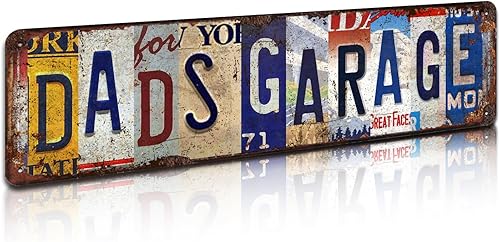 Miniatura 15 de Letrero de metal retro con texto en inglés «The 19th Hole – Arte de pared rústico con temática de golf vintage para bar, cueva de hombre, garaje,