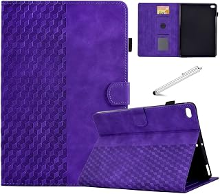 Fancity for iPad Mini 5 Case Mini 4 Mini 3 2 Cover, Smart Wake Sleep Flip Stand Case Soft Suede TPU Protective Case with Card Slot Pencil Holder for iPad Mini 1 2 3 4 5 - Purple