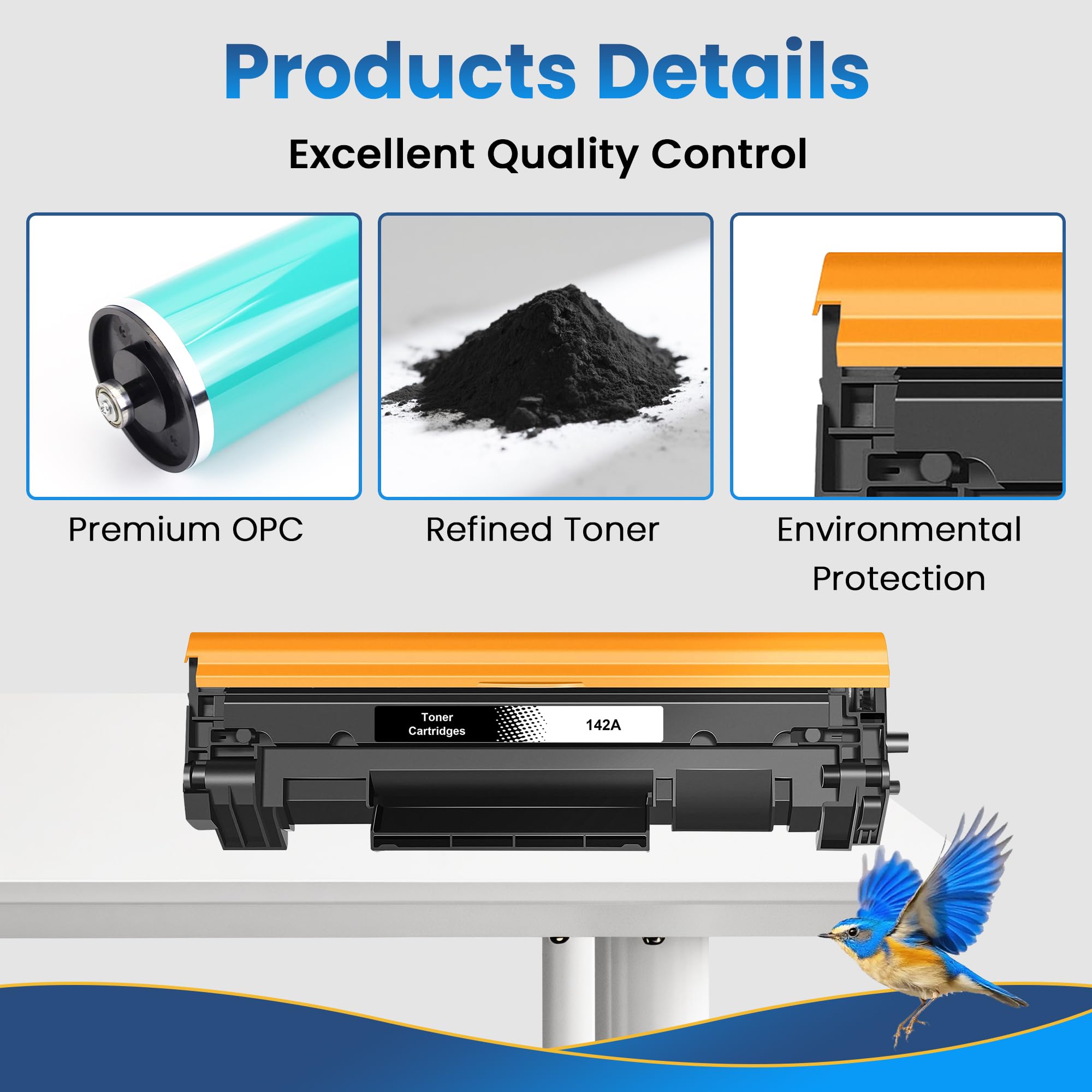 142A W1420A toner kompatybilny z HP 142A 142X W1420X czarny kompatybilny z HP LaserJet MFP M140w M110w M139w M140 M110 M139 drukarka (950 stron)