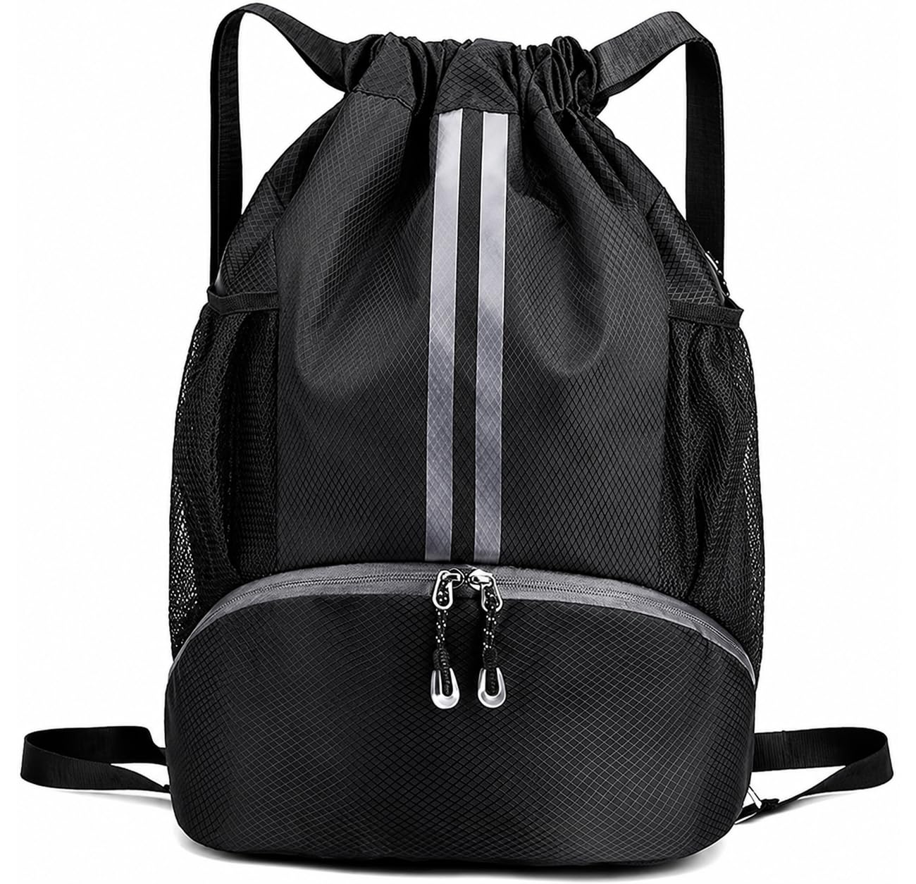 jaaro Waterproof Gym & Outdoor Drawstring Backpack | Large Capacity Sports Bag with Separate Shoe Organizer Pocket-picture-43
