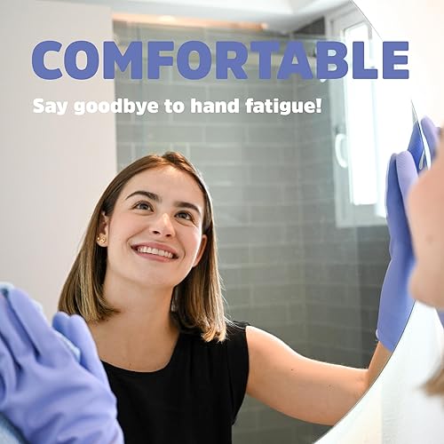 Miniatura 5 de Guantes de limpieza reutilizables, 1 par, guantes de goma, guantes de látex para lavar platos, guantes de platos pequeños, guantes de limpieza