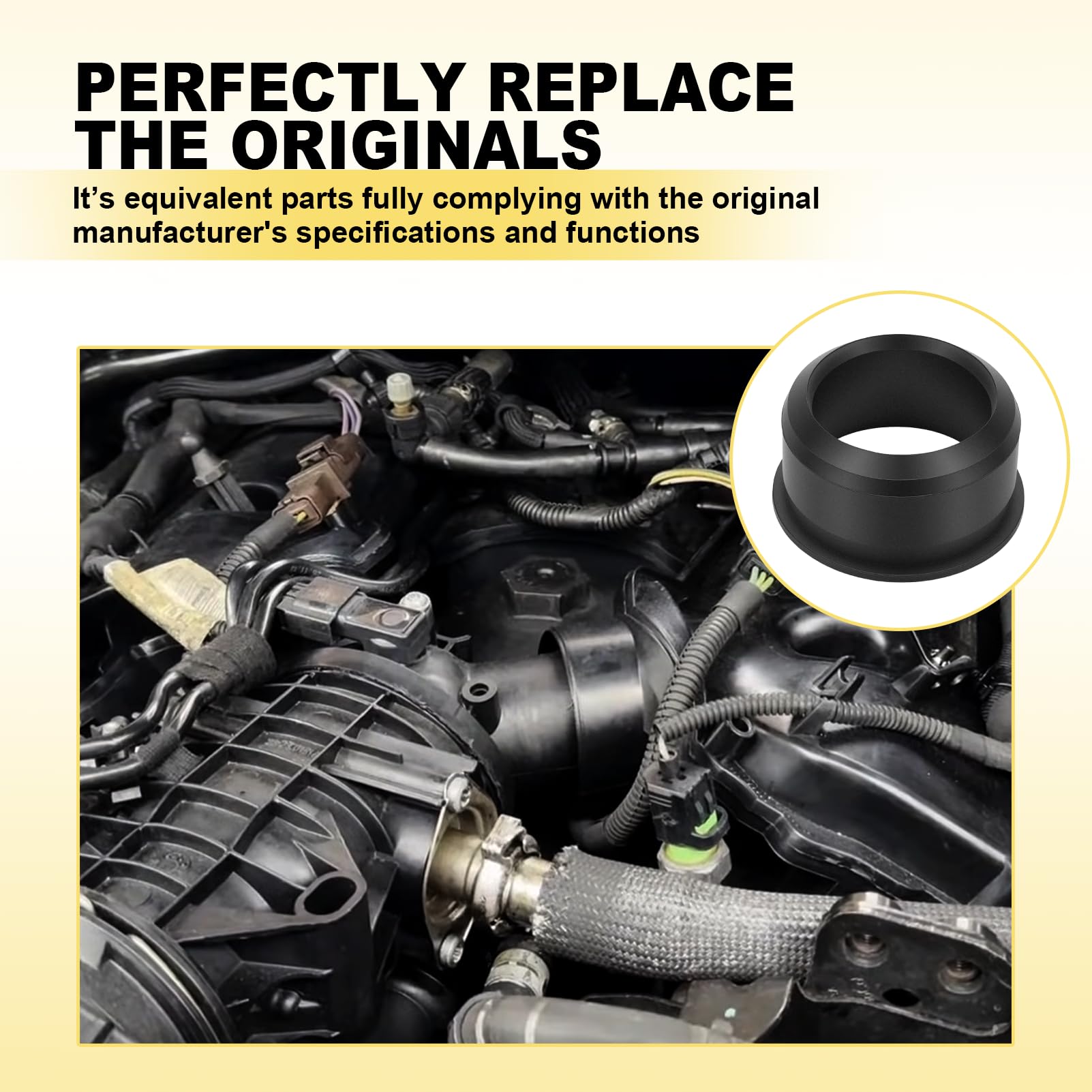 Junta De Colector De Admisión Turbo 1.6T V758424680 Para Citroen C4 C5 DS3 DS4, Junta De Conducto De Aire Para Peugeot 207 308 508 5008 RCZ De Alto Rendimiento