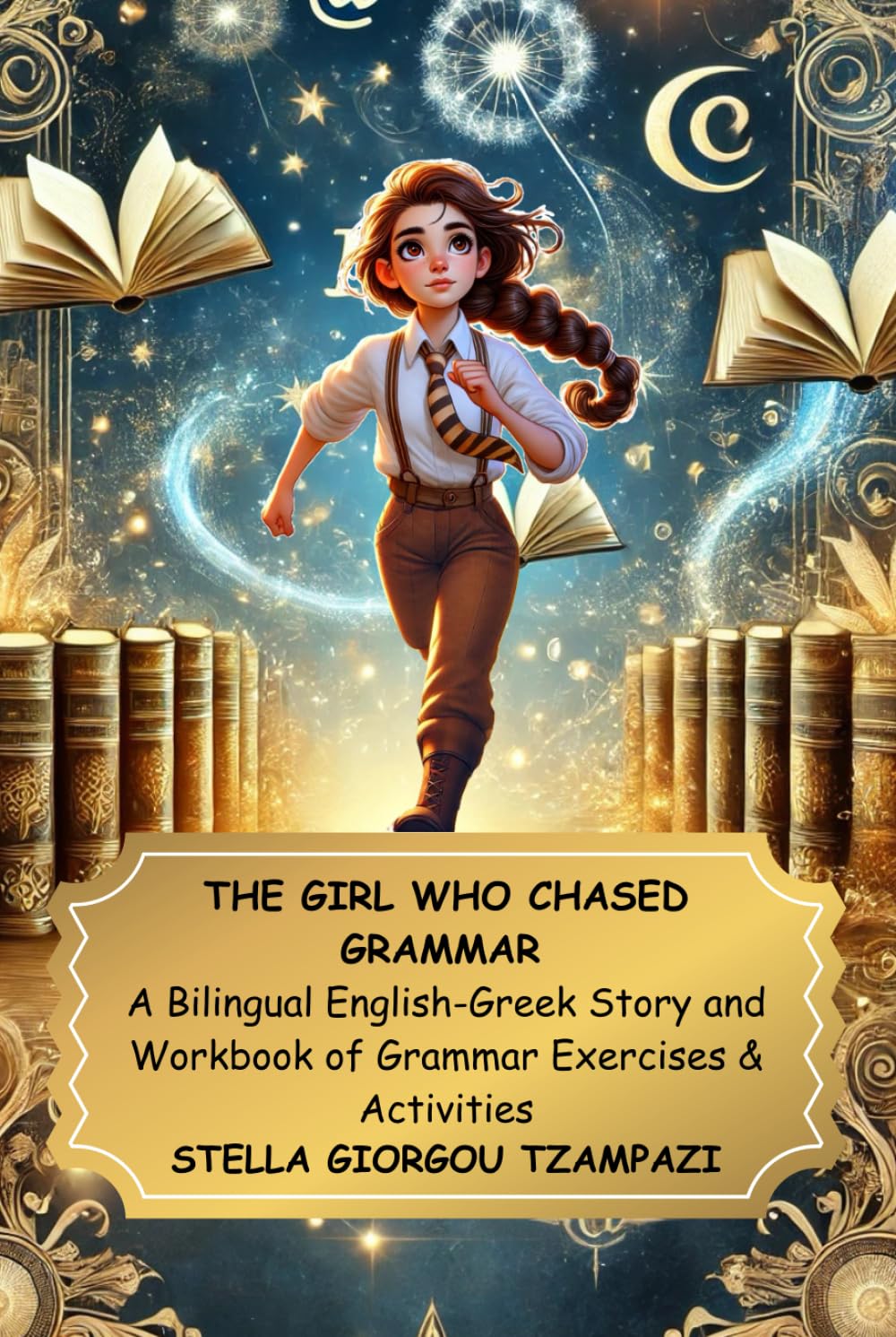 THE GIRL WHO CHASED GRAMMAR A Bilingual English-Greek Story and Workbook of Grammar Exercises & Activities