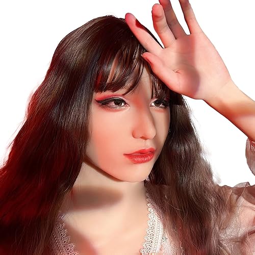 Premium Realistic Female Mask For Cosplay - High Quality Silicon Realistic Female Mask - Funny Mask Super Soft Silicone Cosplay Mask