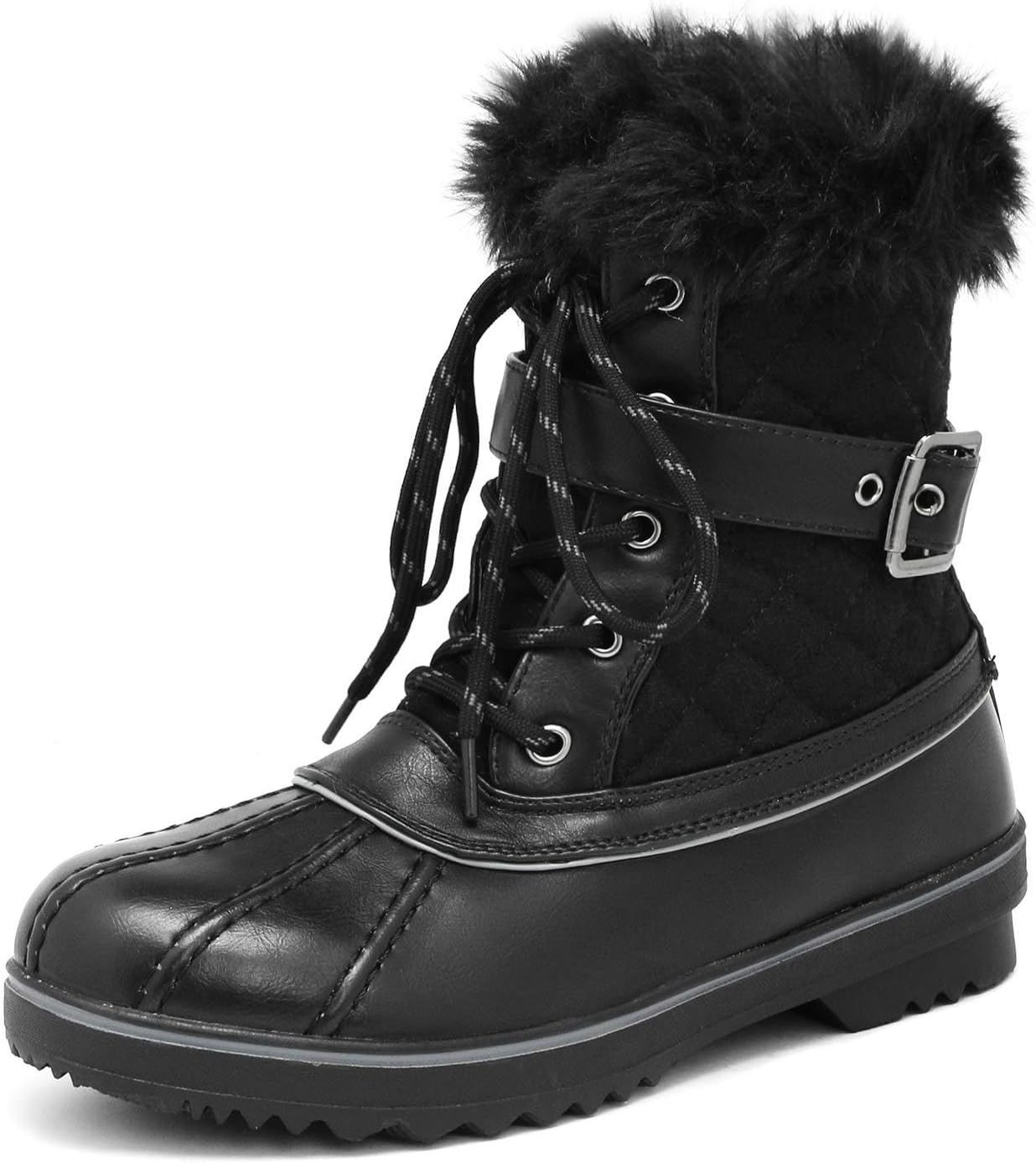 DREAM PAIRS Women's Mid Calf WaterProof Winter Snow Boots