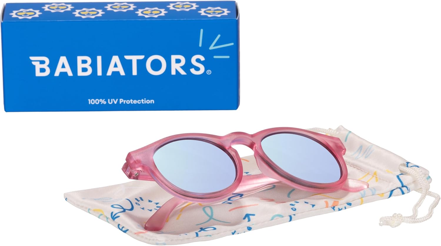 Babiators Keyhole Baby & Toddler Sunglasses | 100% UV Protection, Shatter-Resistant, Flexible Rubber Frames