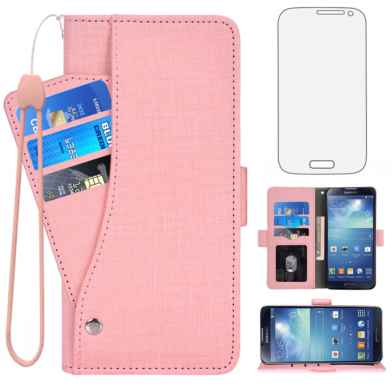 Asuwish Compatible With Samsung Galaxy S4 Wallet Case Tempered Glass | Desertcart Aruba Asuwish Compatible With Samsung Galaxy S4 Wallet Case Tempered Glass | Desertcart Aruba