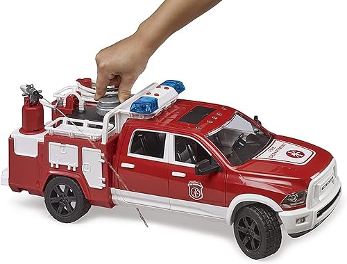 Miniatura 3 de Bruder 02544 RAM 2500 Camión de bomberos con módulo de luz y sonido