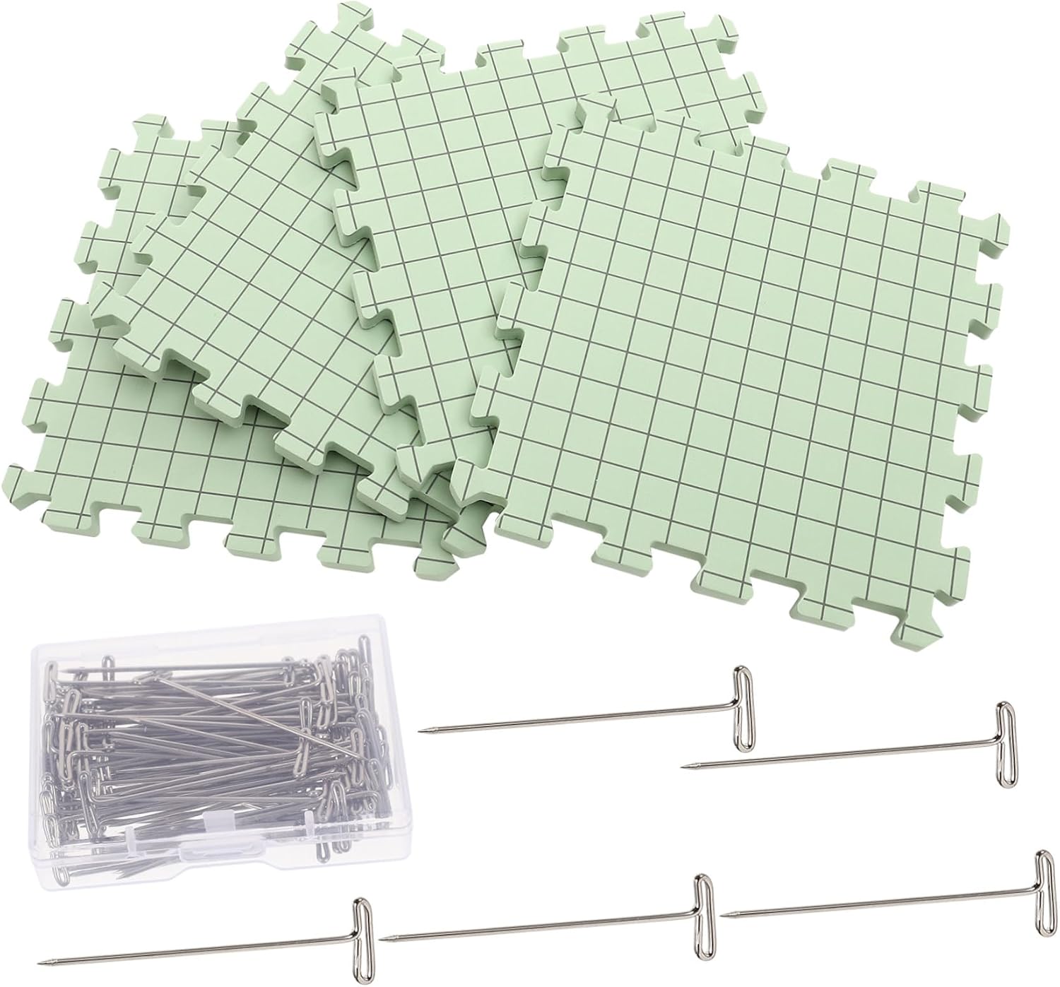 Xmas Foam Blocking Board Set Portable Knitting Crochet Board