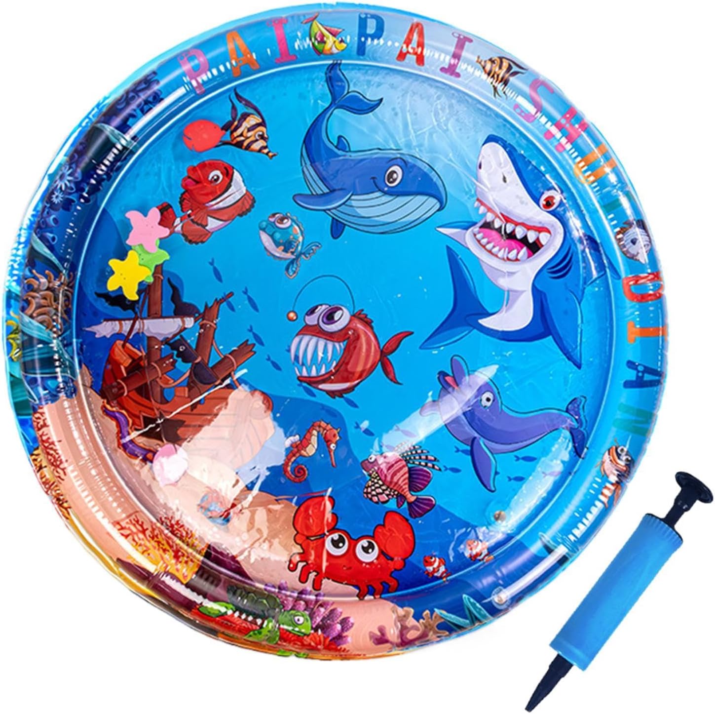 Inflatable Water Pad – Pet Outdoor Inflatable Mat,Thick Design Pet Water Sensory Mat for Floor, Grass, Tile, and Any Surfaces