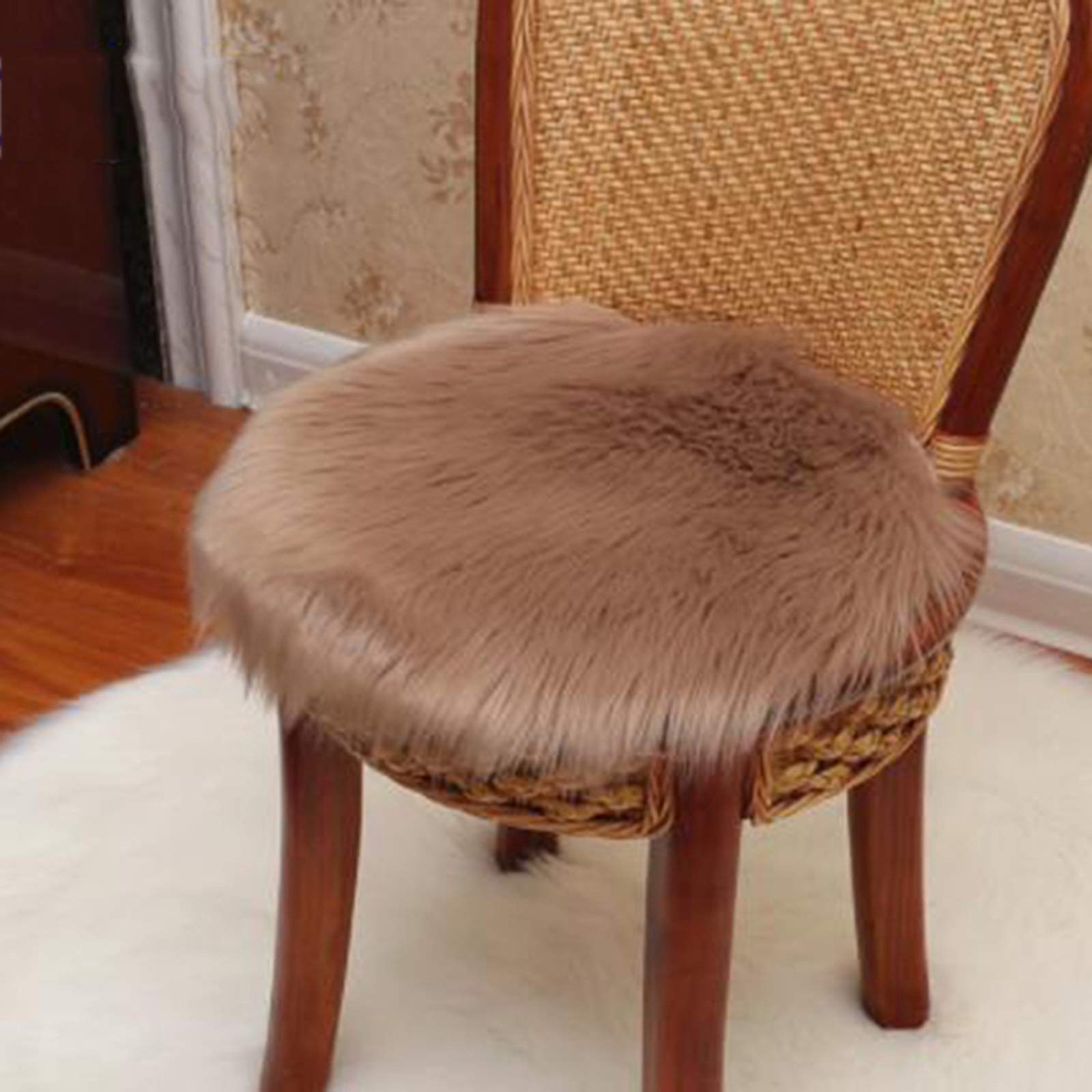 Tapis de sol super doux en fausse fourrure imitation peau de mouton 30cm