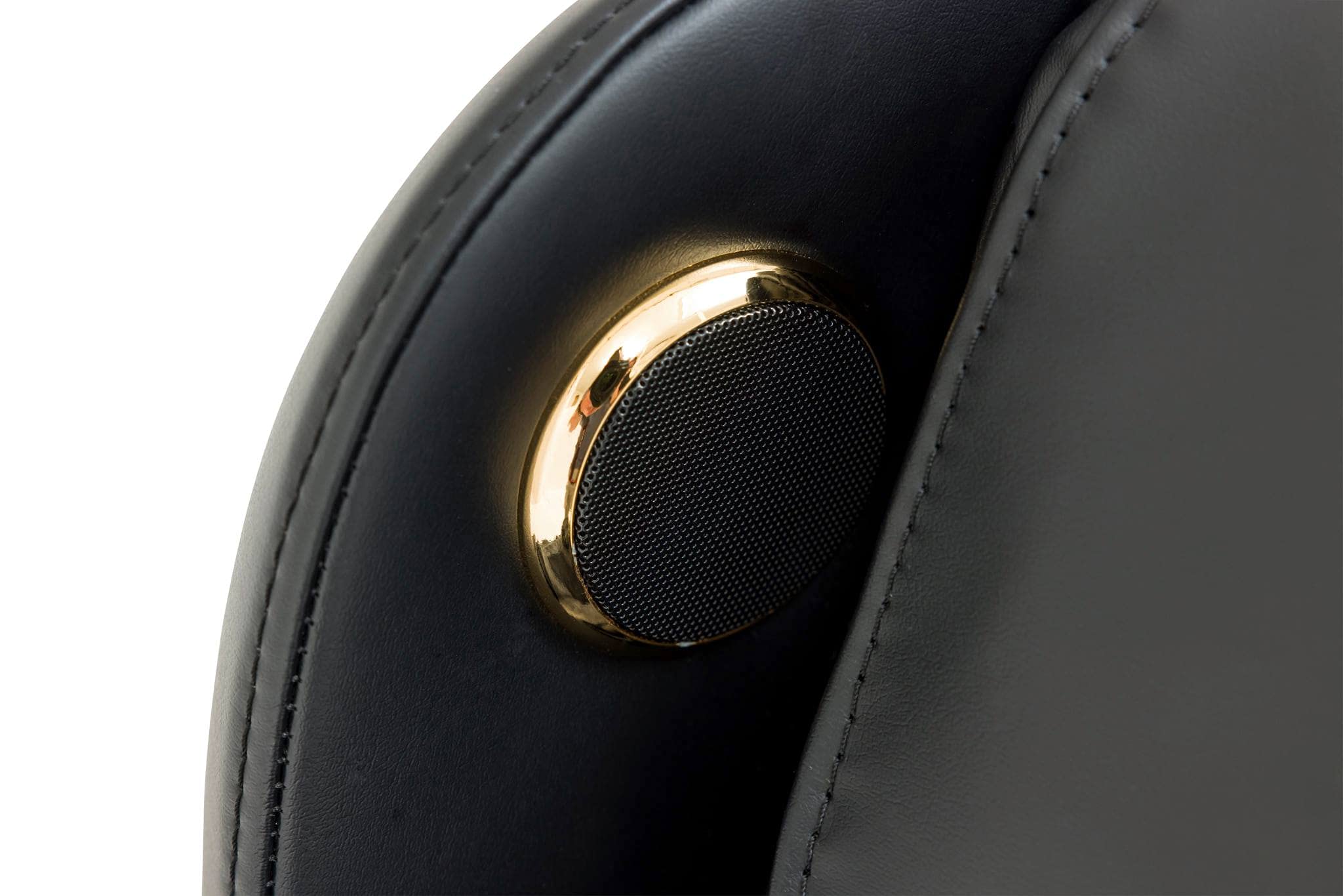 Poltrona massaggiante WELCON Prestige II in nero/bianco con massaggio alla schiena, massaggio riflessivo per le braccia e il riscaldamento, sedia massaggiante
