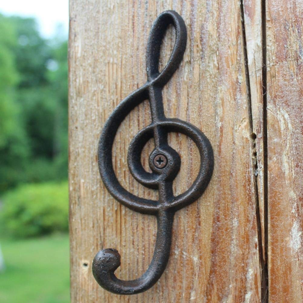 Crochet note de musique fonte décoration murale rétro européenne