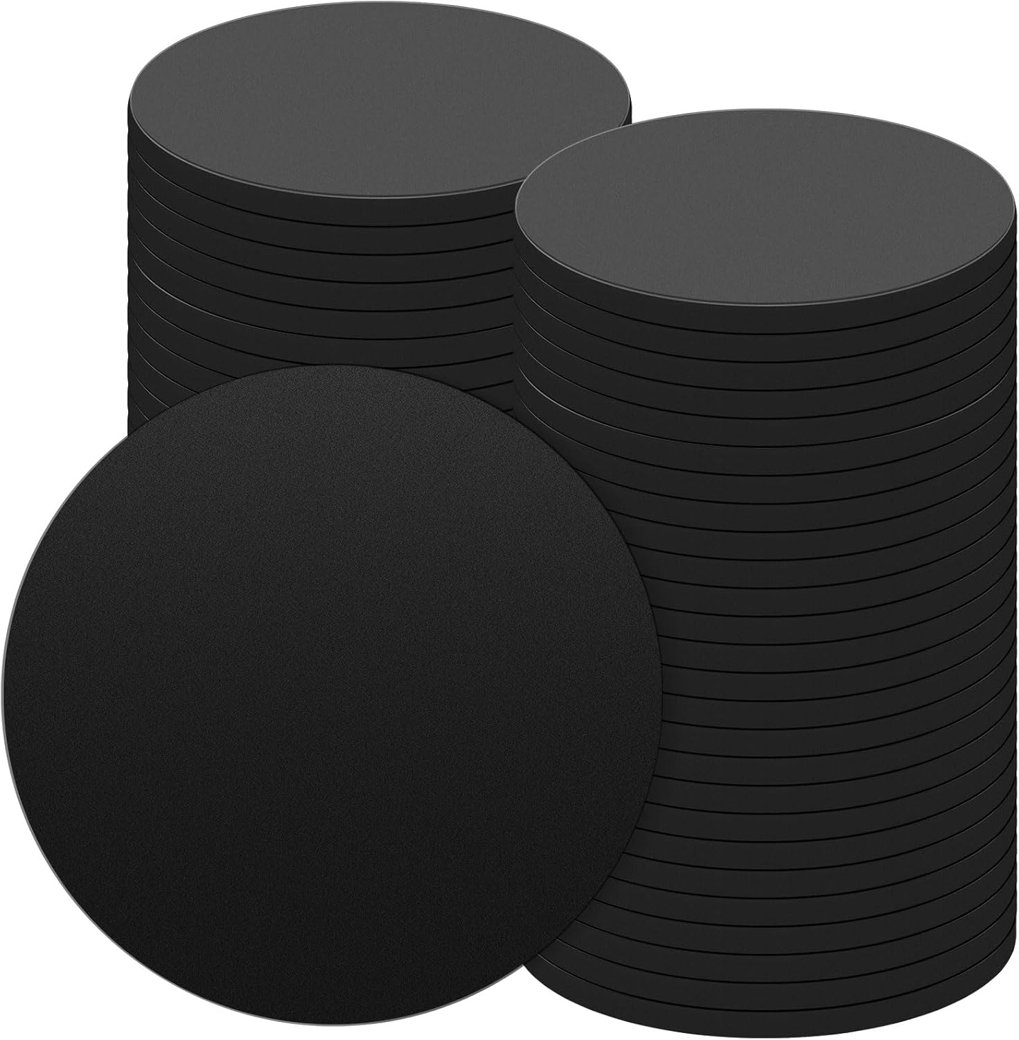 Haull 50 Pcs Billiard Pool Table Leg Shims 3" Diameter Rubber Pool Table Leveler kit Shims Foot Pads