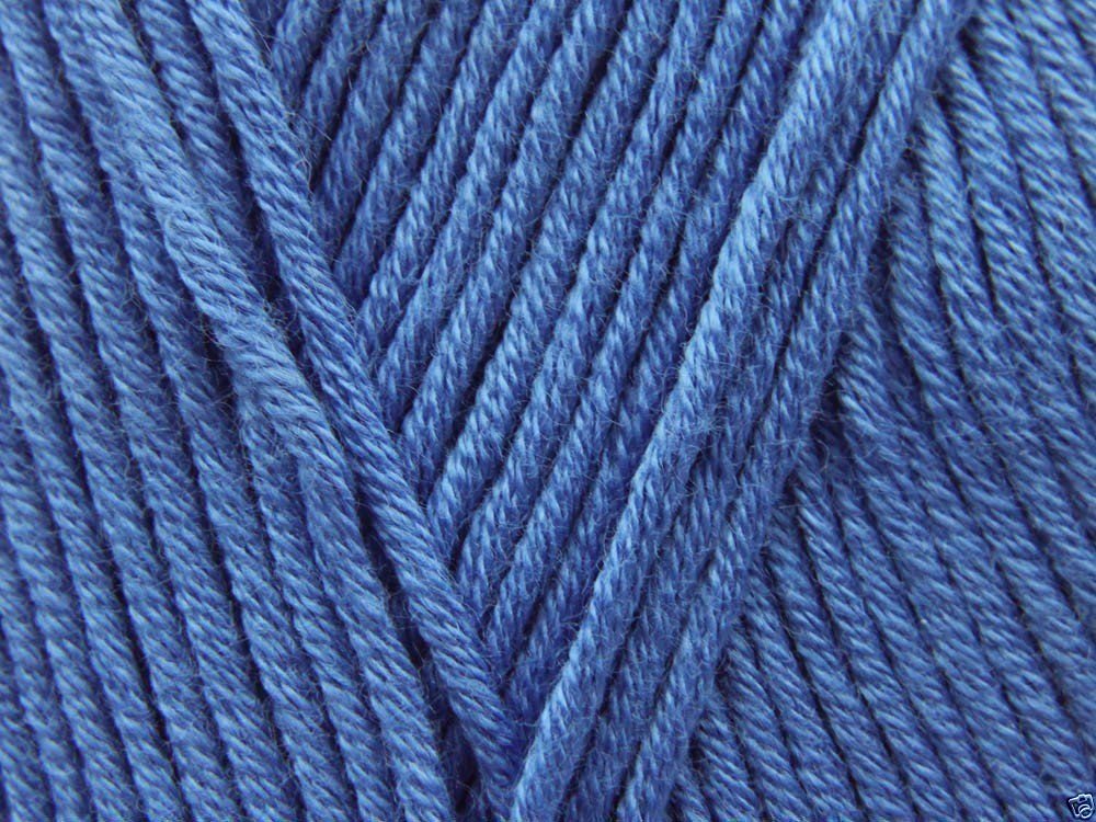 King Cole Bamboo Cotton DK Knitting Wool/Yarn 100g - 644 Bluebell