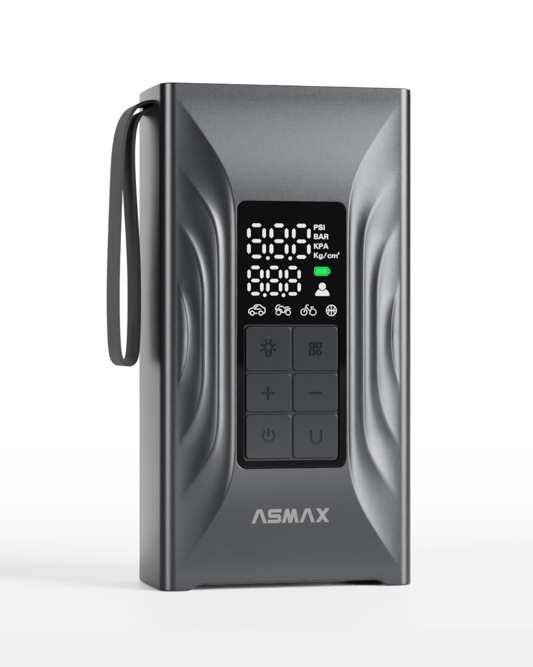 Powerbank para coche con compresor 150 PSI ASMAX multifunción 6