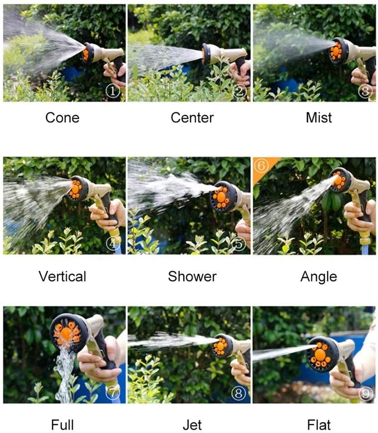 Lawn Garden Nozzle Spray Nozzle Cleaning High-Pressure Electric Water Gun Car Washing Machine Spray Garden Car Washing Machine Hose Nozzle Car Washing Sprayer Watering