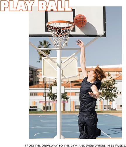 Miniatura 8 de Balón de baloncesto oficial de baloncesto tamaño 7, antideslizante, resistente al desgaste, rebote alto, baloncesto de cuero para interiores y