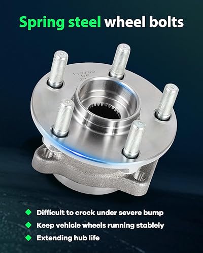 Miniatura 4 de SCITOO Conjunto de cubo de rodamiento de rueda delantera 513413 para Subaru Crosstrek 2016-2020, para Subaru Forester 2014-2018, para Subaru Impreza