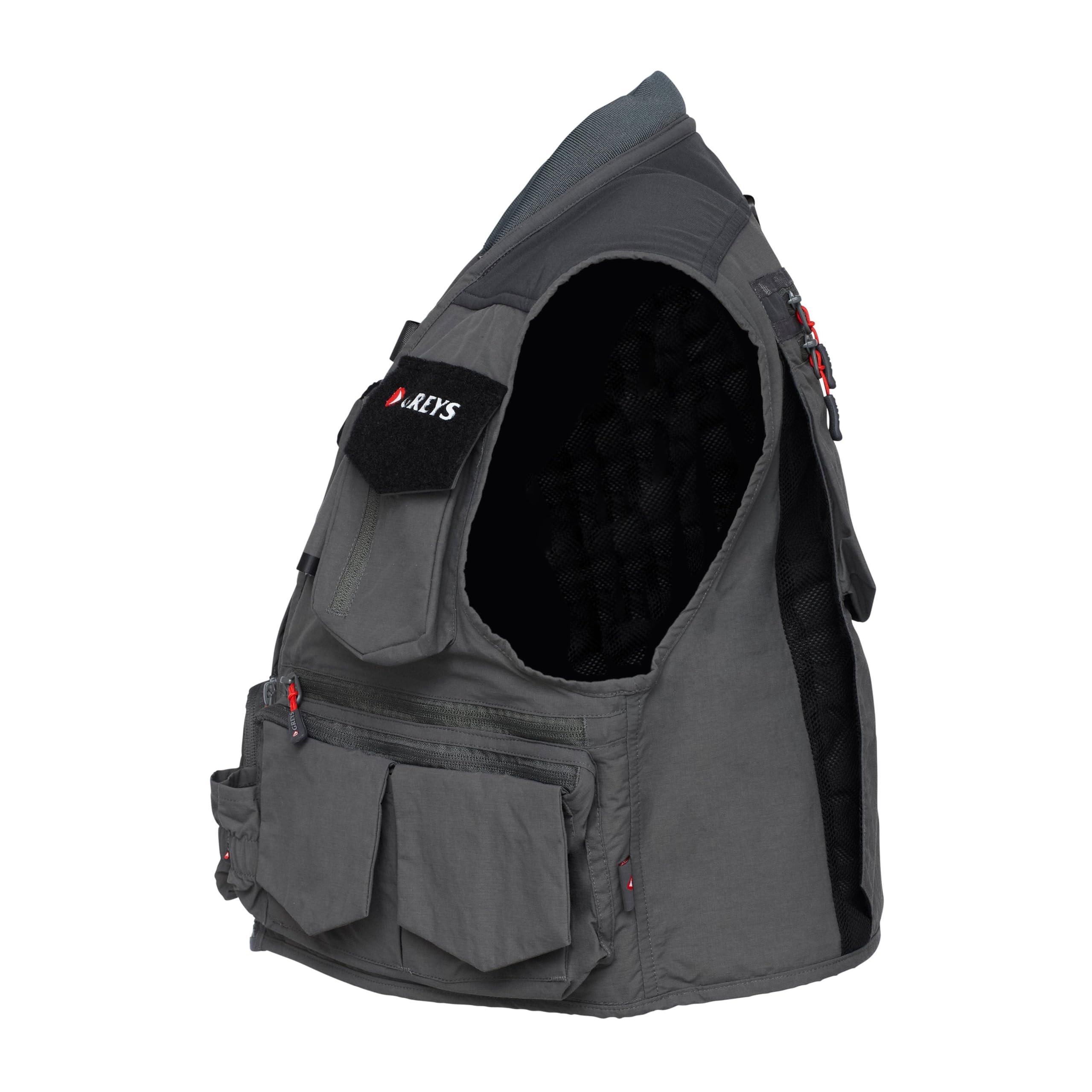 Greys Tail-Fliegen-Angelweste, atmungsaktive Angelweste für Fluss-, See- und Küstenangeln, mehrere Taschen für Fliegenboxen, Vorfächer und Zubehör, bequeme Passform