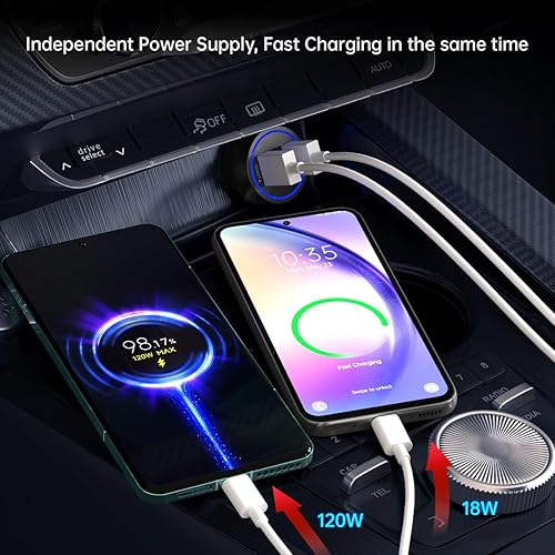 Miniatura 5 de Para xiaomi cargador de coche 120 W 67 W Hypercharge cargador rápido para Xiaomi 14 13 12 13t 12t 12s Pro Lite Redmi Note K70 K60 K50 11 Pro Plus