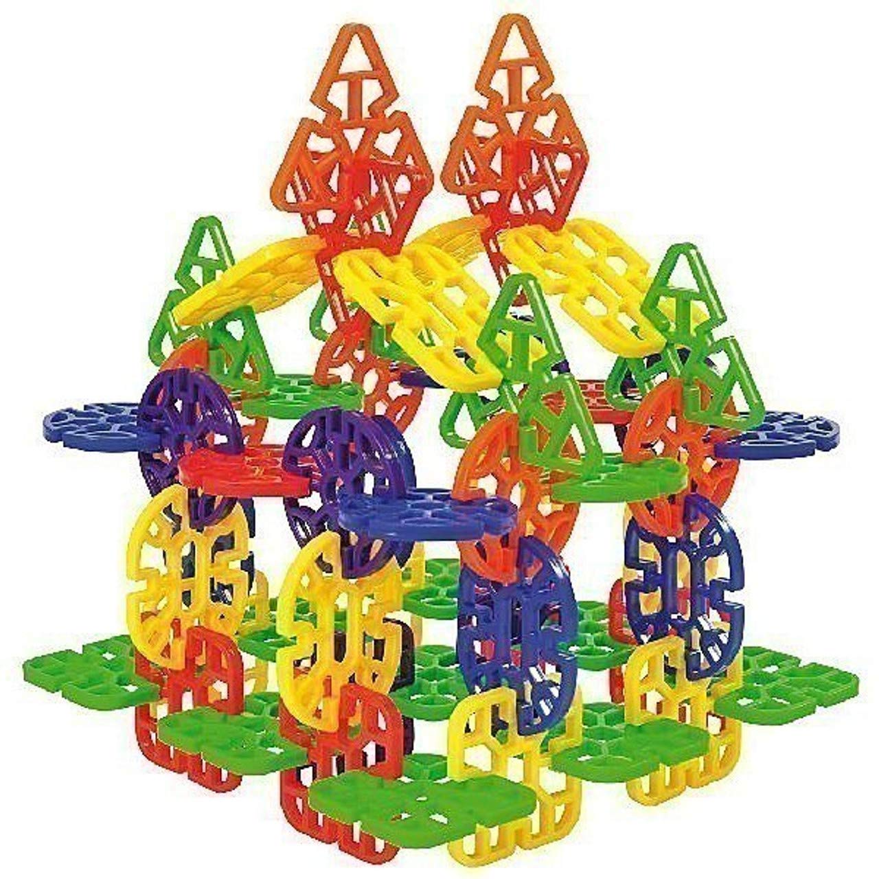 Steckrosetten 216er Set / 6 unterschiedlichen Formen + Farben / Material: Kunststoff / Gewicht: 1120g / für Kinder ab 3 Jahren geeign