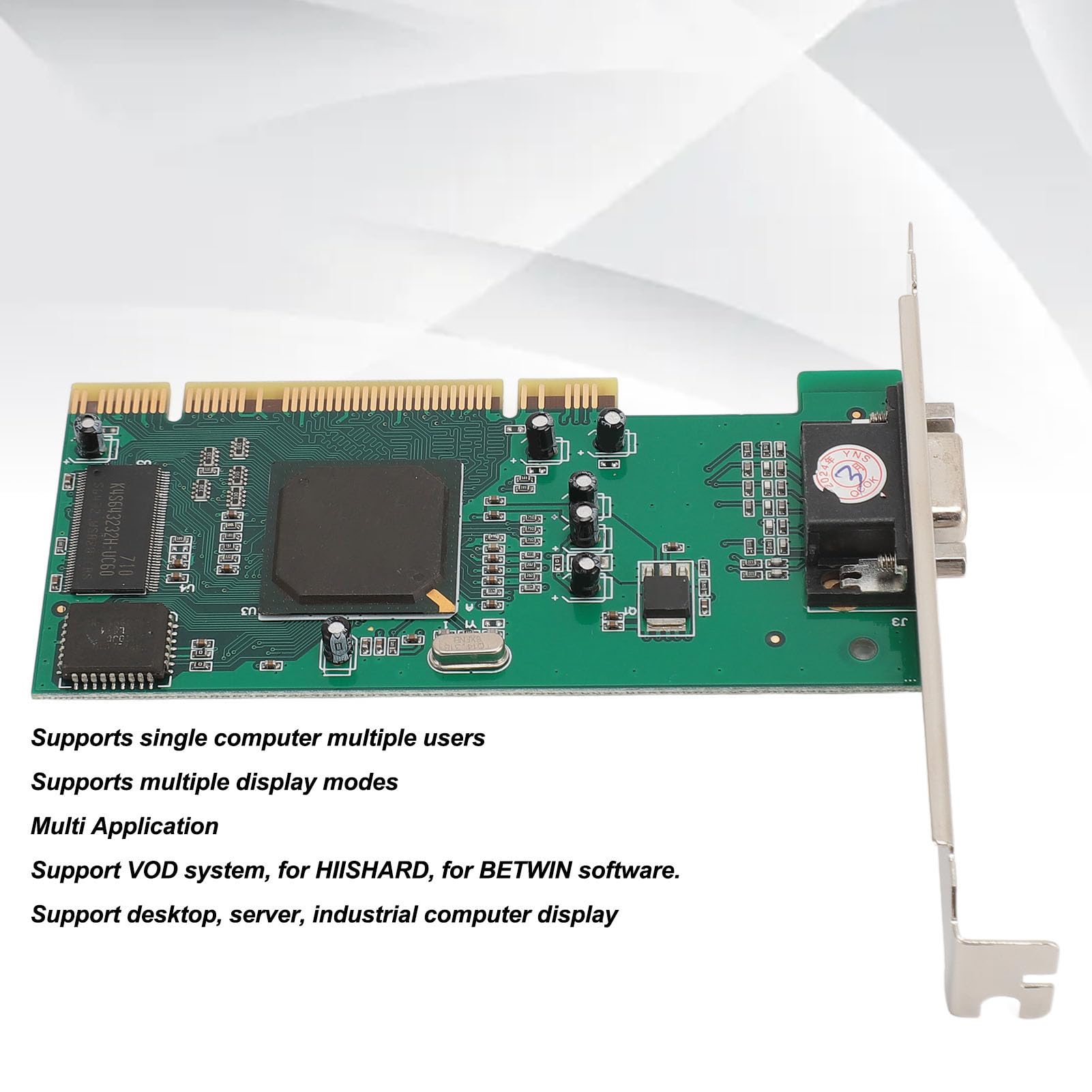 Karta Graficzna PCI ATI Rage XL 8MB 32-bitowa VGA dla Serwera i Komputera Przemysłowego z Multi Display