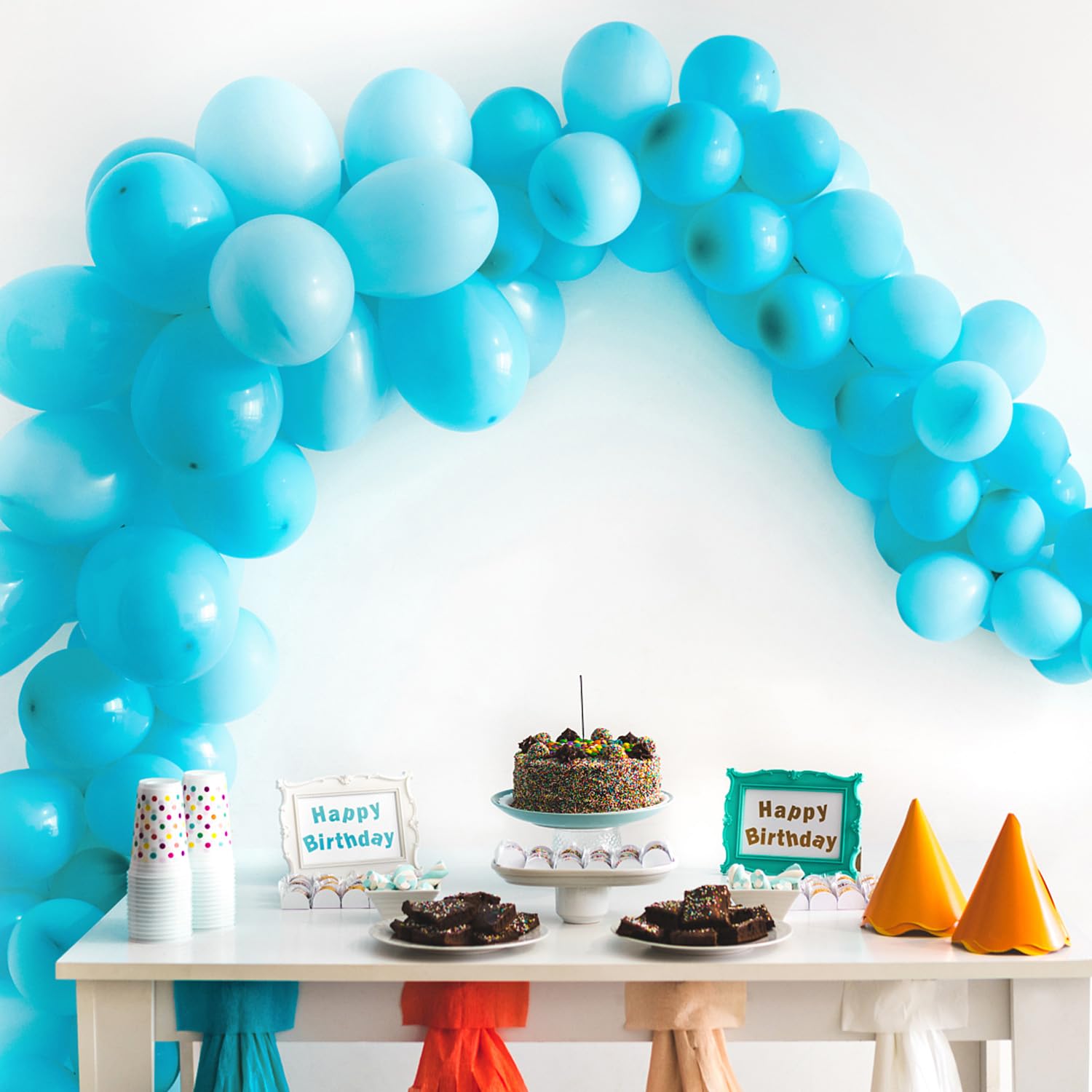 50 Partyballons Matt Blau – 12 Zoll Latex-Luftballons Für Geburtstag, Hochzeit & Deko