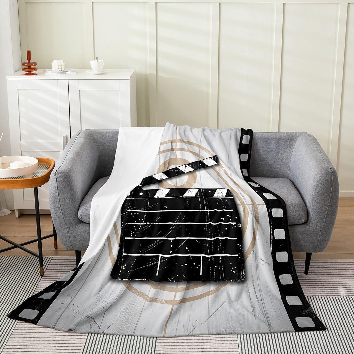 jejeloiu Movie Theater Night Throw Blanket 40" x50 Kids Breathable