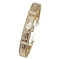 Algopix Similar Product 20 - Handmade Designer Gold Bracelet for