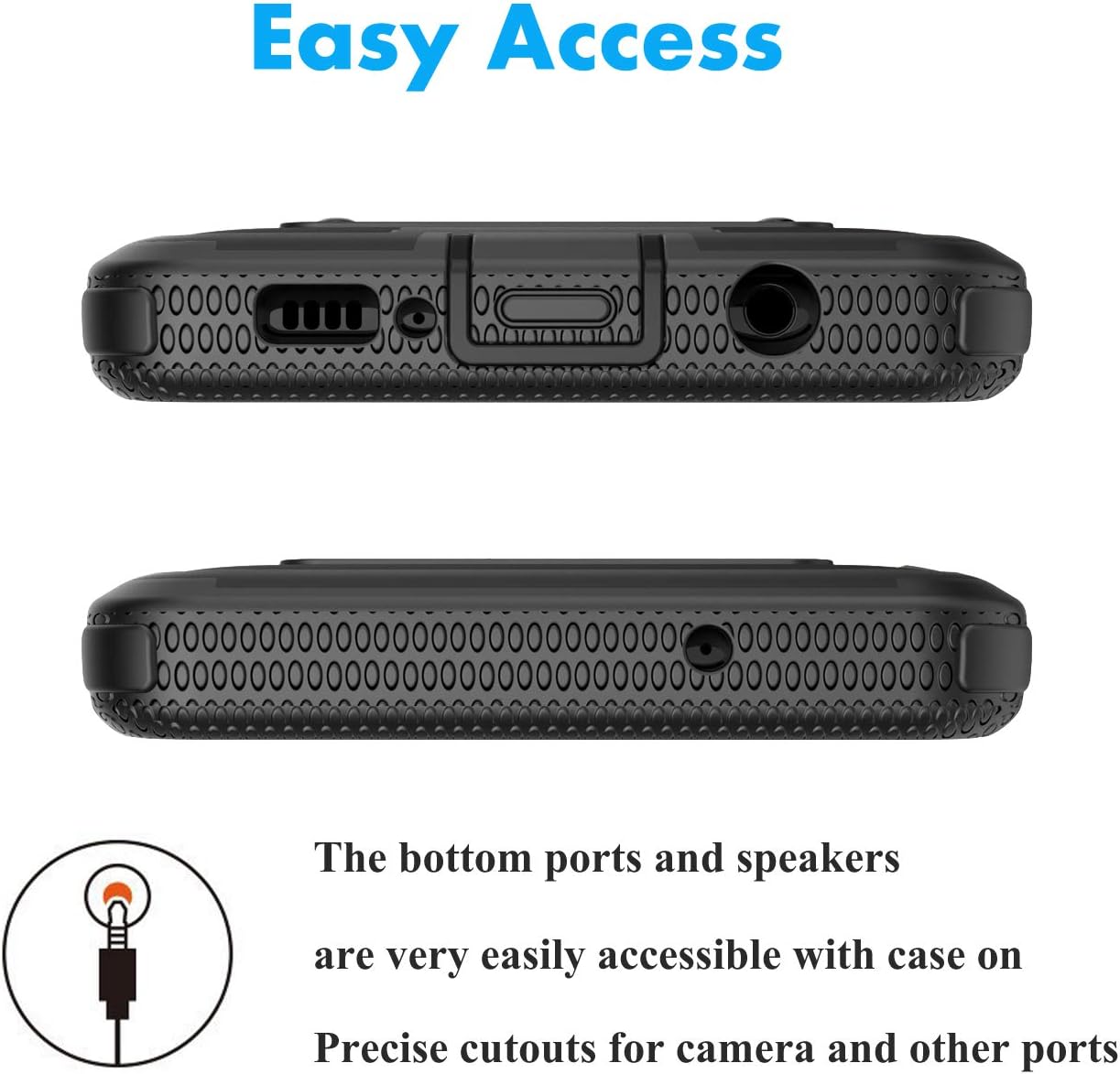 Njjex Case Compatible with Samsung Galaxy S10E, [Nbeck] Shockproof Heavy Duty Rugged Locking Swivel Holster Belt Clip Full Body Protection Hard Shell Cover & Kickstand For Galaxy S10E 5.8 Inch [Black]