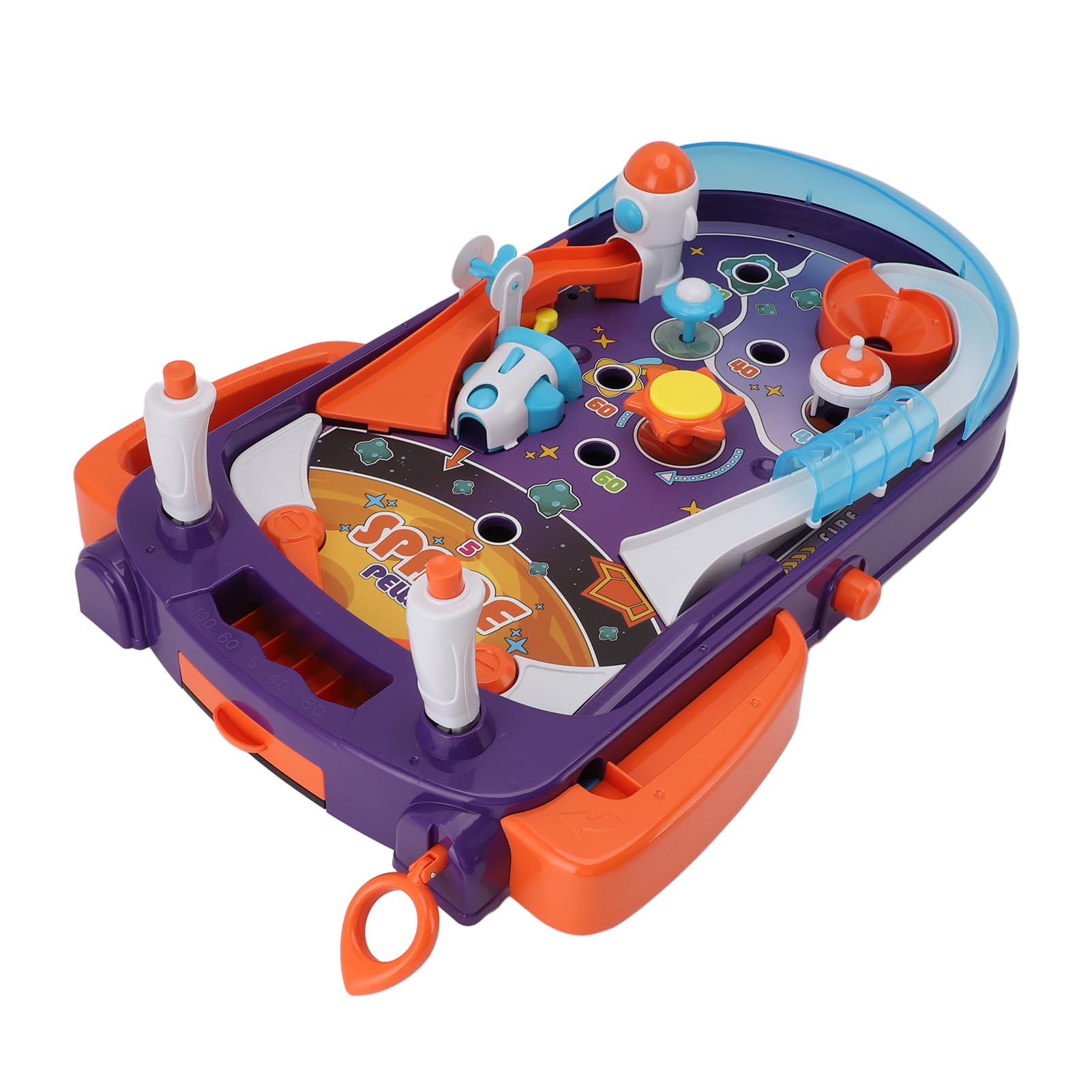 Jouet de Jeu de société de Flipper Interactif pour Enfants sur Le Thème de l'espace pour Un Jeu éducatif 18,1 X 13 Pouces