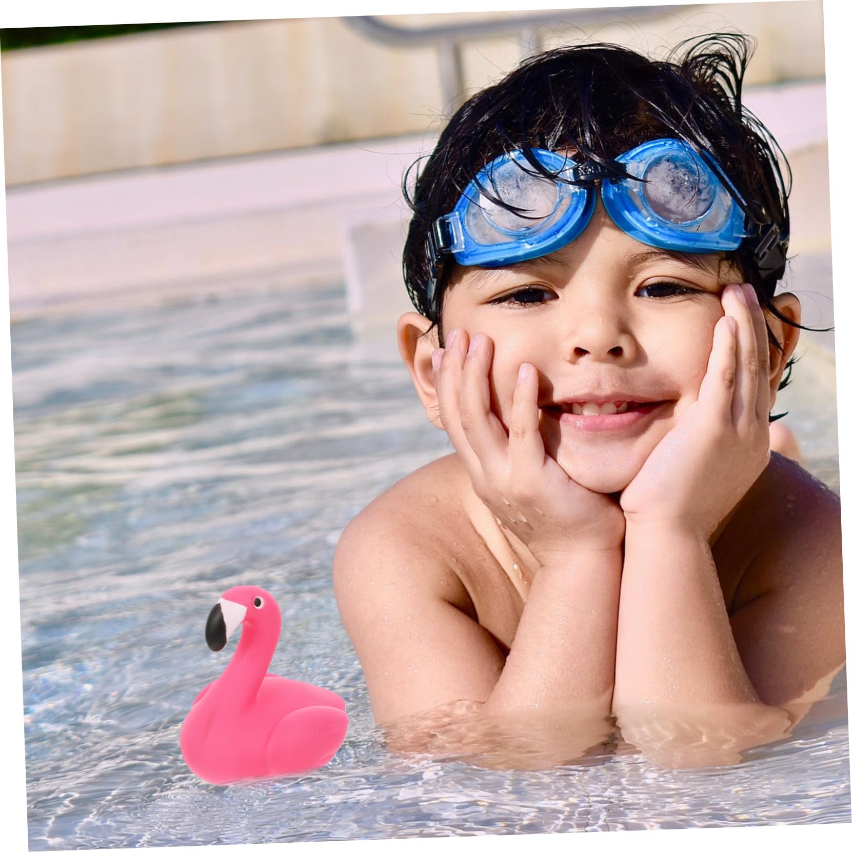 UPKOCH 3 Stck. Flamingo Wasserthermometer für Badewanne und Pool Schwimmendes Kindersicheres Thermometer mit Präziser Temperaturanzeige für Niedliches Design für Langlebig