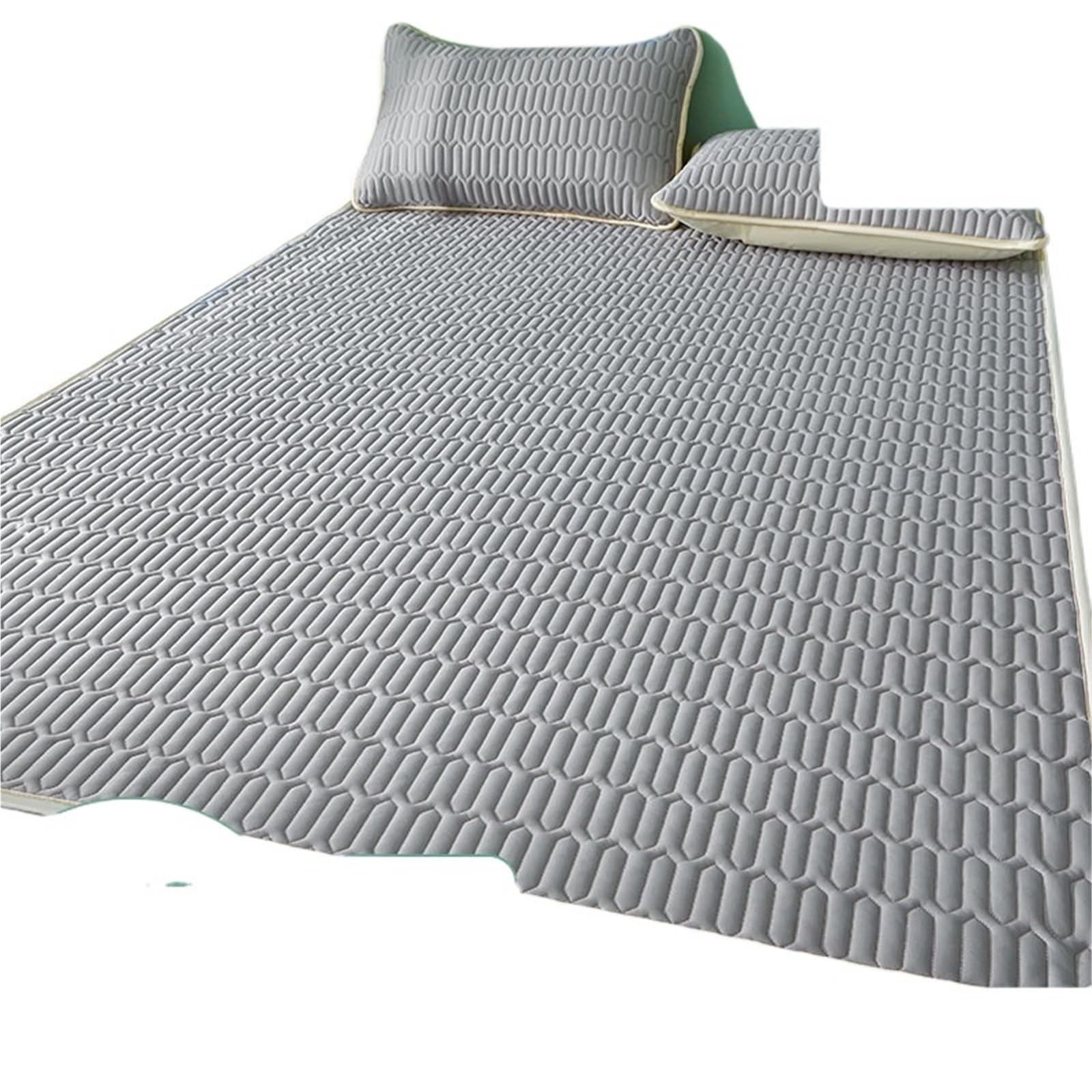 Literie en soie glacée et housse de matelas en latex 180x200 cm pliante et fraîche
