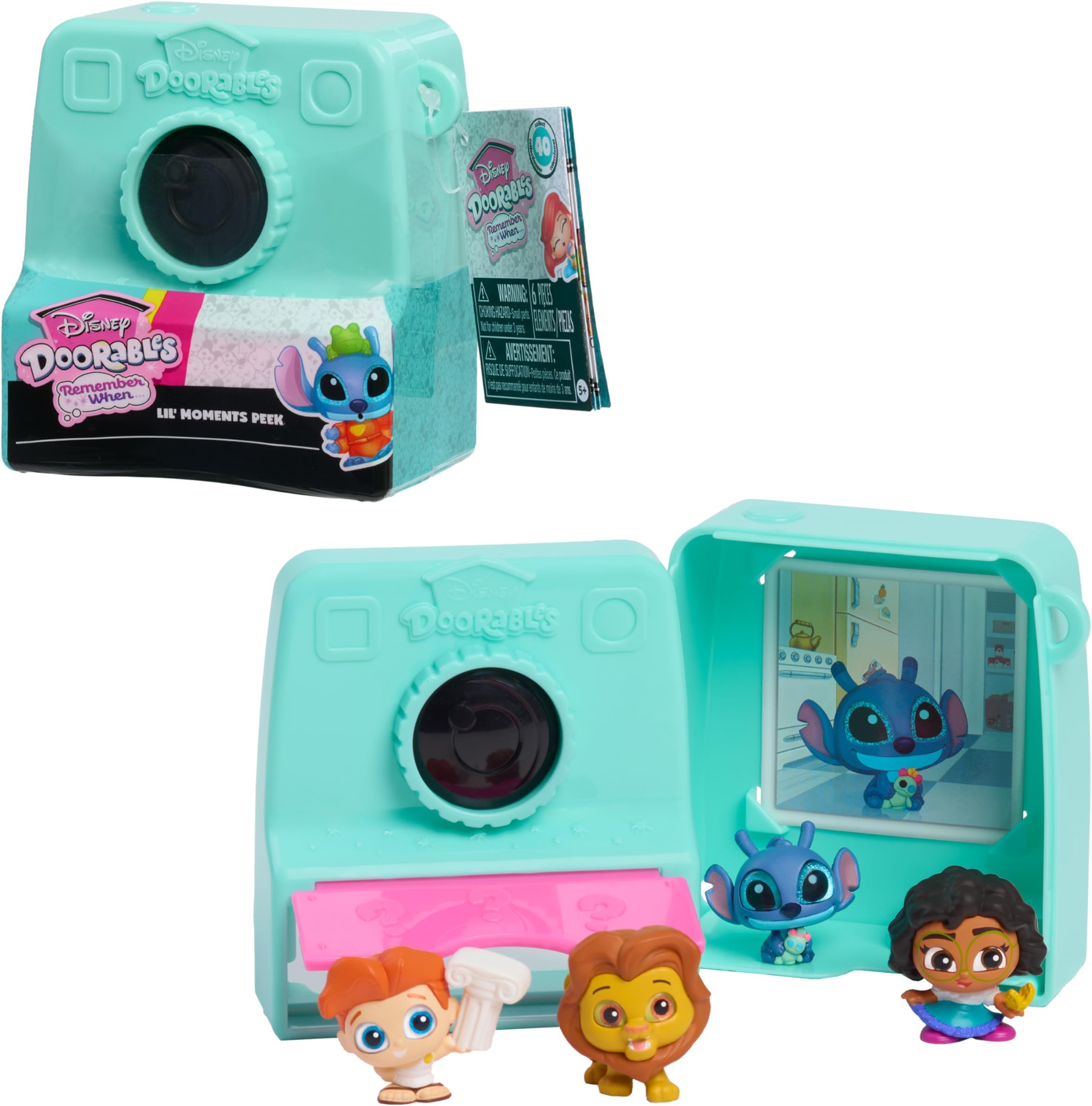 Just Play Disney Doorables Remember When Lilâ€™ Moments Collection Peek, Collectible mini Toy Figurines, Kids Toys for Ages 5 Up