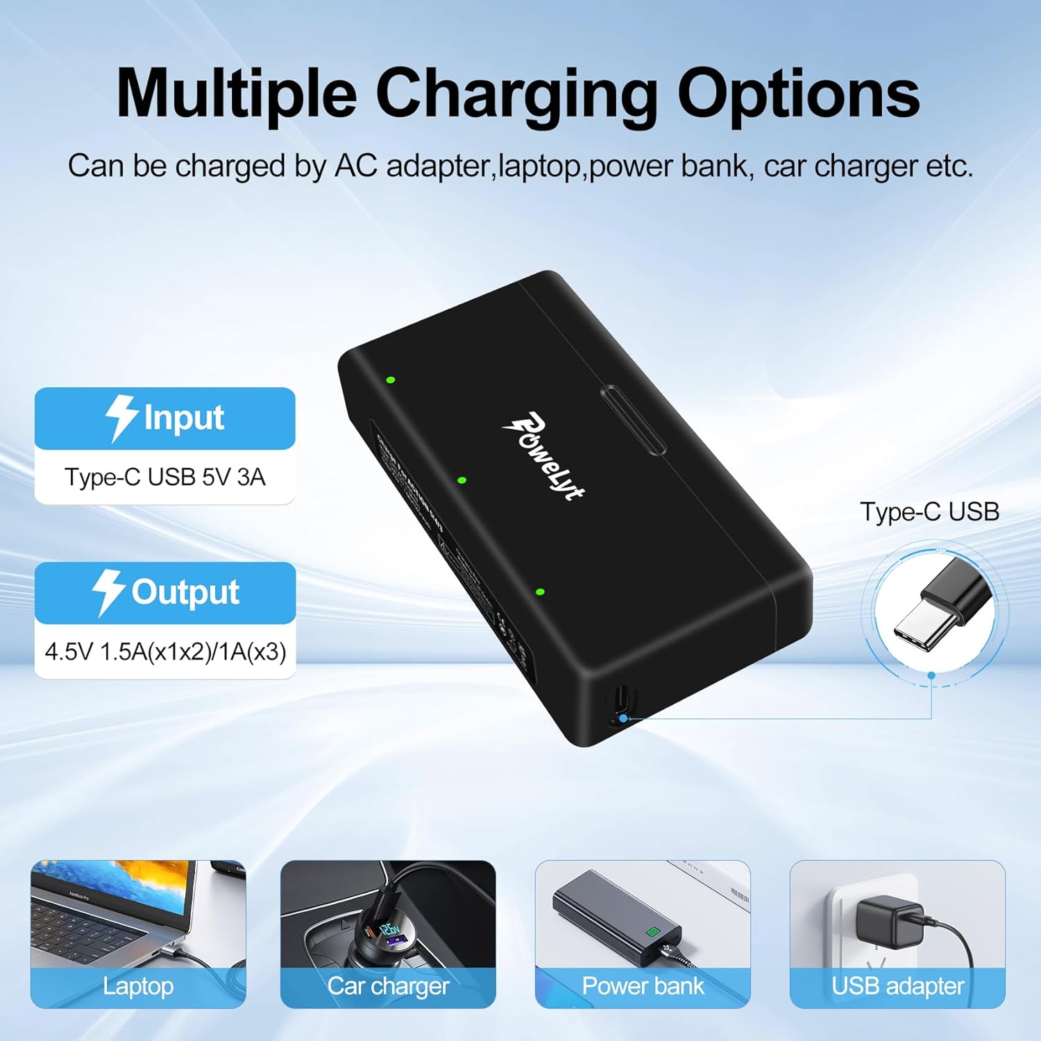 Osmo 360/Action 6/5 Pro/4/3 Battery 3 Packs 3.87V 2100mAh Osmo Action 5 Pro Batteries and 3 Channels Charging Station Compatible with DJI Osmo Action 6/Action 5 Pro/Action 4/Action 3,Osmo 360