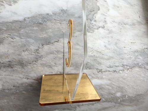 Miniatura 7 de Hexagon Wedding Table Number Holders with Base, Geometric Shape, Luxury Wedding Silver Gold Mirror Clear Acrylic, Any Color, Event Birthday