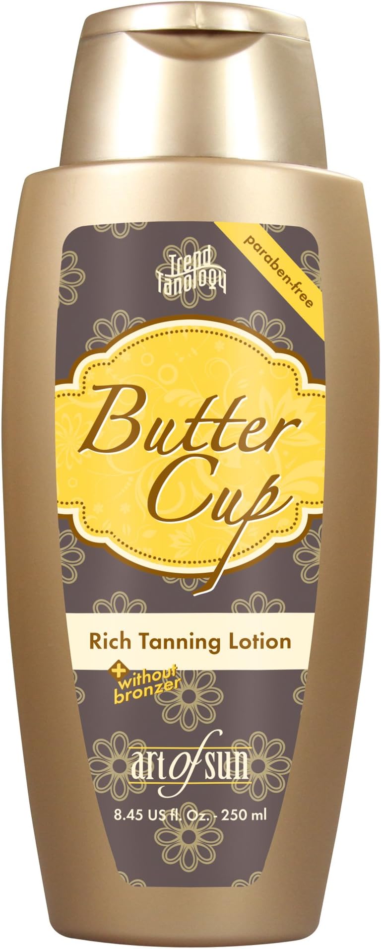 Art of Sun Trend Tanology Buttercup Rich Tanning Lotion Without Self Tanning Solarium Cosmetic 250 ml - by Beauty & Legwear Store